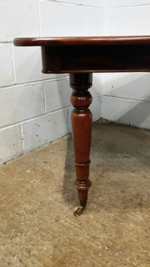 fig 2. ANTIQUE REGENCY SMALL MAHOGANY EXTENDING DINING TABLE C1820