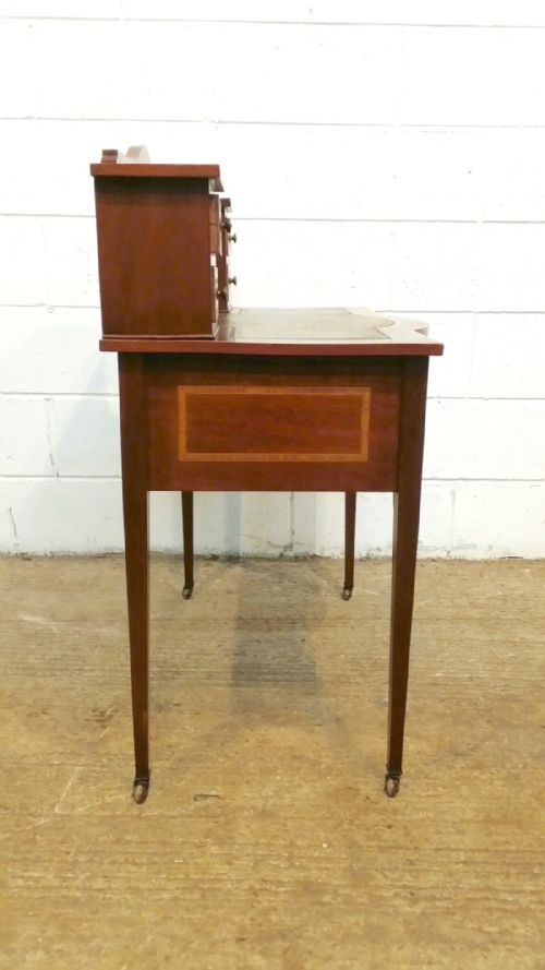 fig 2. ANTIQUE EDWARDIAN MAHOGANY LADIES BON HEURE DU JOUR DESK C1900