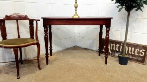 Antique Victorian Mahogany Hall Table C1880