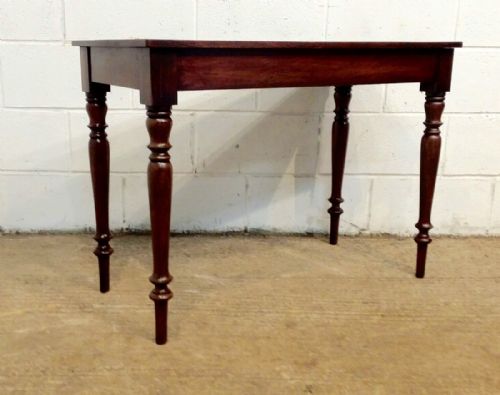 fig 1. ANTIQUE VICTORIAN MAHOGANY HALL TABLE C1880