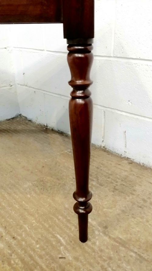 fig 2. ANTIQUE VICTORIAN MAHOGANY HALL TABLE C1880