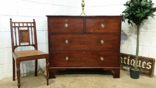 Antique Georgian Regency Mahogany Chest of Drawers C1800