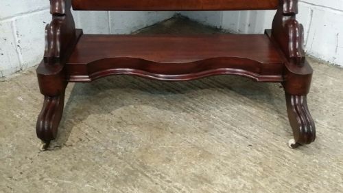fig 2. ANTIQUE WILLIAM 1V MAHOGANY CHEVAL MIRROR C1830