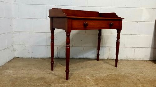 fig 1. ANTIQUE VICTORIAN MAHOGANY WASHSTAND TABLE C1880