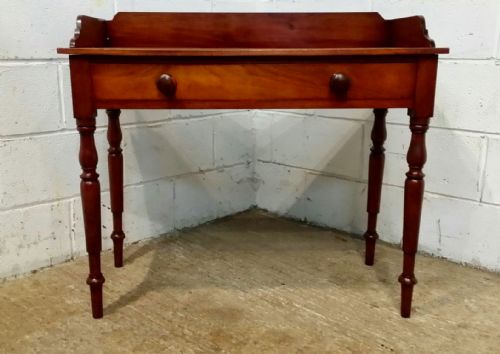 fig 2. ANTIQUE VICTORIAN MAHOGANY WASHSTAND TABLE C1880