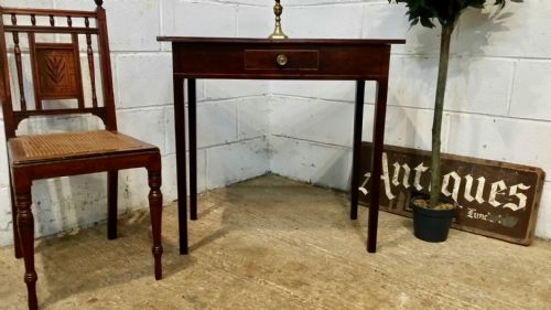 Antique Georgian Period Mahogany Side Table C1780