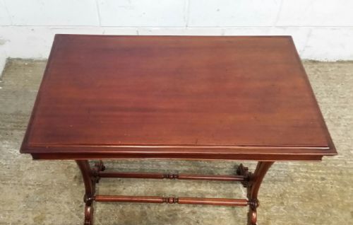 fig 1. ANTIQUE VICTORIAN MAHOGANY SIDE TABLE C1880