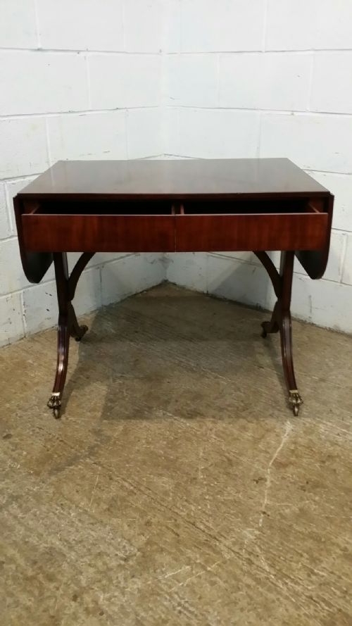 fig 1. ANTIQUE REGENCY MAHOGANY SOFA TABLE C1820