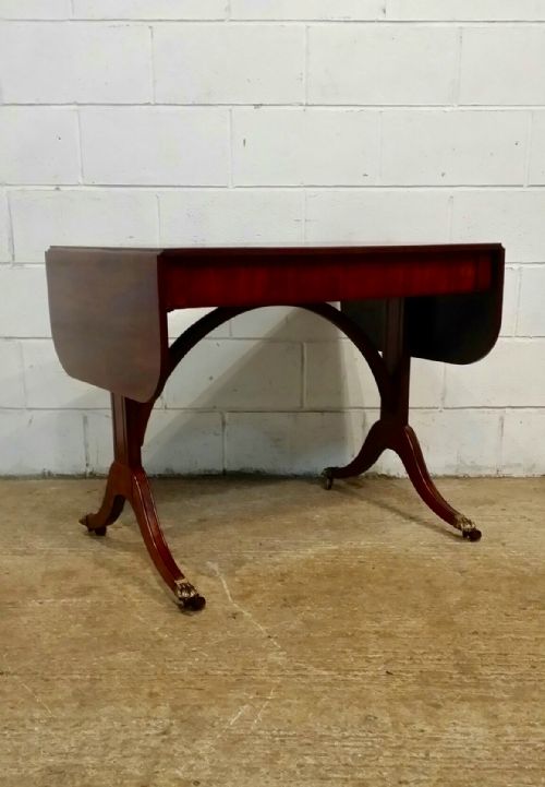 fig 2. ANTIQUE REGENCY MAHOGANY SOFA TABLE C1820