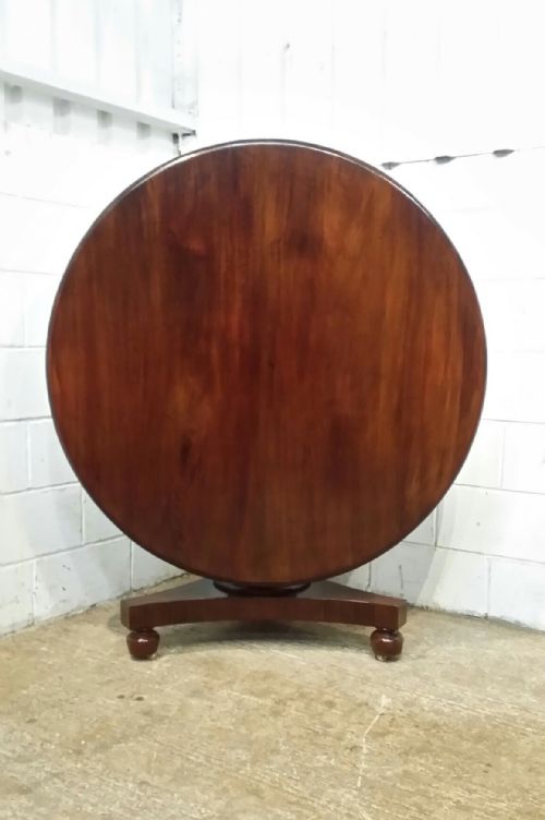 Antique Victorian Mahogany Tilt Top Breakfast Table C1880