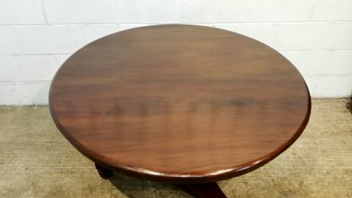 fig 1. ANTIQUE VICTORIAN MAHOGANY TILT TOP BREAKFAST TABLE C1880