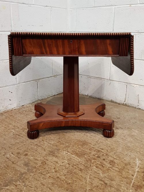 Antique Regency Mahogany Drop Leaf Sofa Table C1820