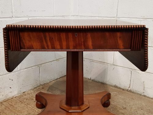 fig 2. ANTIQUE REGENCY MAHOGANY DROP LEAF SOFA TABLE C1820