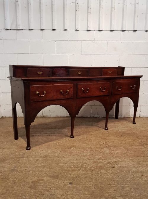 fig 1. ANTIQUE PERIOD GEORGIAN OAK DRESSER BASE C1750