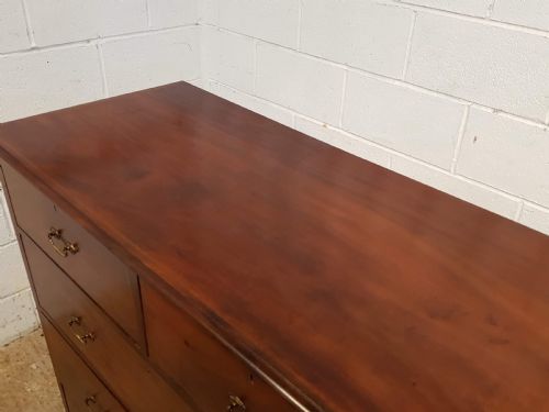 fig 1. ANTIQUE LARGE EDWARDIAN MAHOGANY CHEST OF DRAWERS C1900