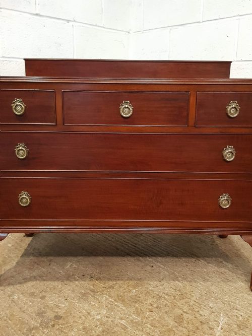 fig 1. ANTIQUE EDWARDIAN MAHOGANY CHEST OF DRAWERS C1900