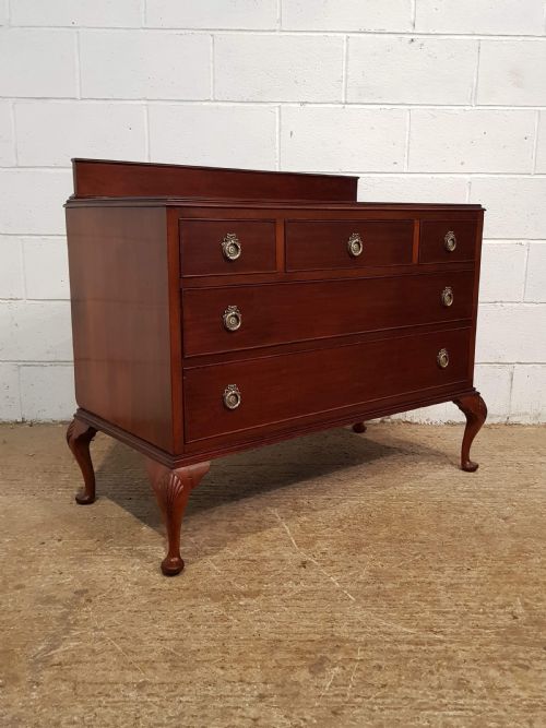 fig 2. ANTIQUE EDWARDIAN MAHOGANY CHEST OF DRAWERS C1900