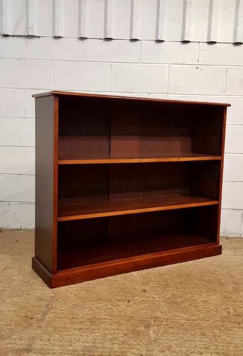 fig 1. ANTIQUE VICTORIAN WALNUT OPEN BOOKCASE C1880