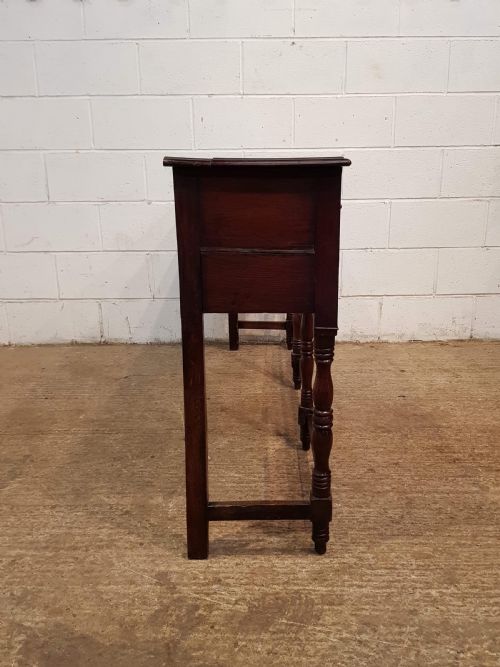 fig 2. ANTIQUE 18TH CENTURY PERIOD NARROW JOINED OAK DRESSER BASE C1780