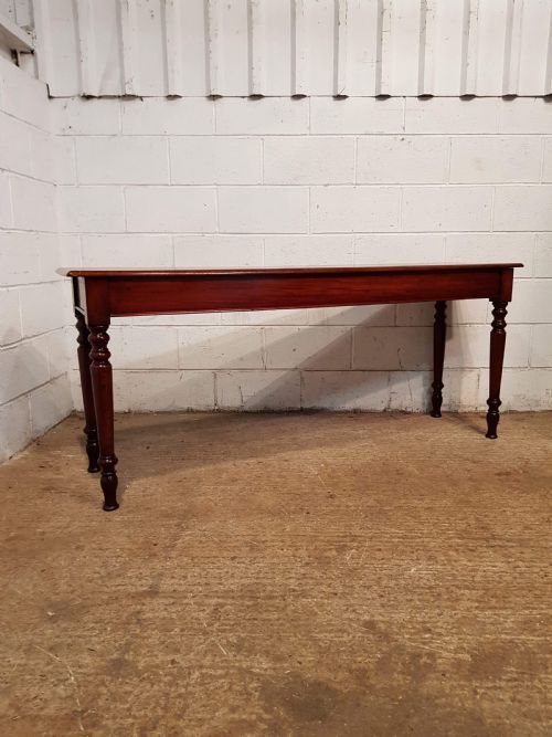 fig 1. ANTIQUE VICTORIAN MAHOGANY LONG NARROW CONSOLE TABLE C1880