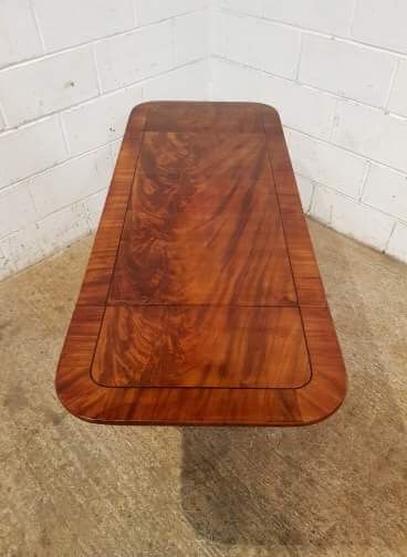 fig 2. ANTIQUE REGENCY FLAMED MAHOGANY SOFA TABLE C1820