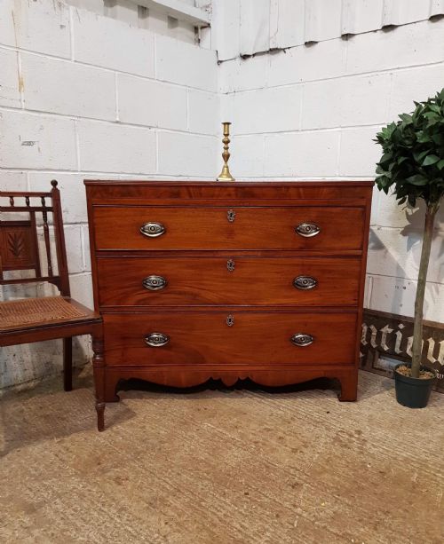 Antique Regency Mahogany Chest of Drawers C1820