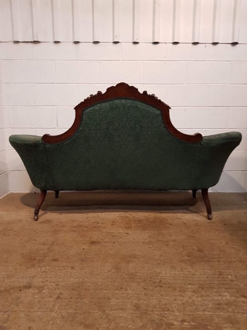 fig 1. ANTIQUE VICTORIAN WALNUT FRAMED SOFA C1880