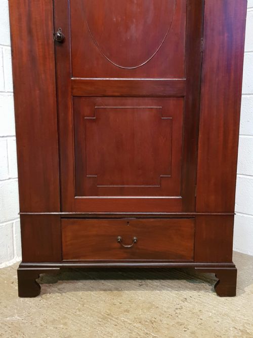 fig 2. ANTIQUE EDWARDIAN MAHOGANY SINGLE WARDROBE c1900
