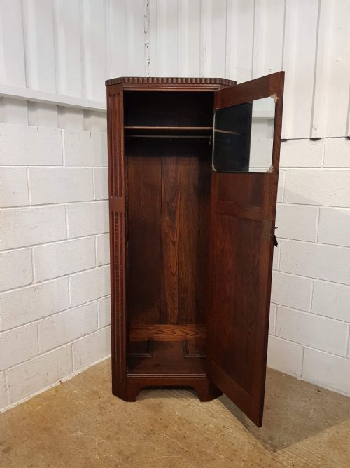 fig 2. ANTIQUE OAK HALL ROBE C1920