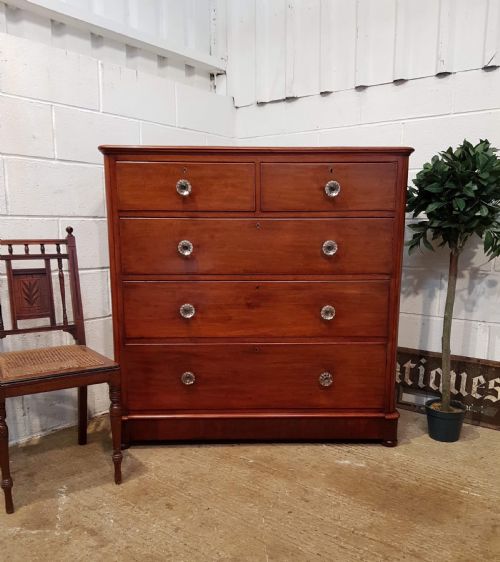 Antique Victorian Mahogany Chest of Drawers C1880