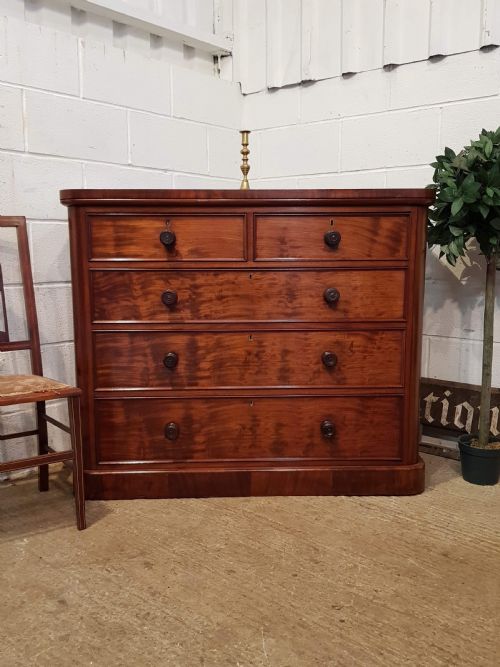 Antique Victorian Mahogany Chest of Drawers C1880