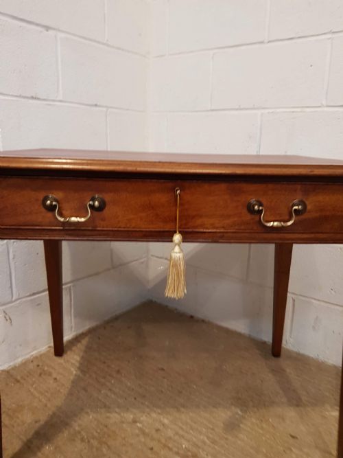 fig 1. ANTIQUE EDWARDIAN MAHOGANY WRITING TABLE C1900