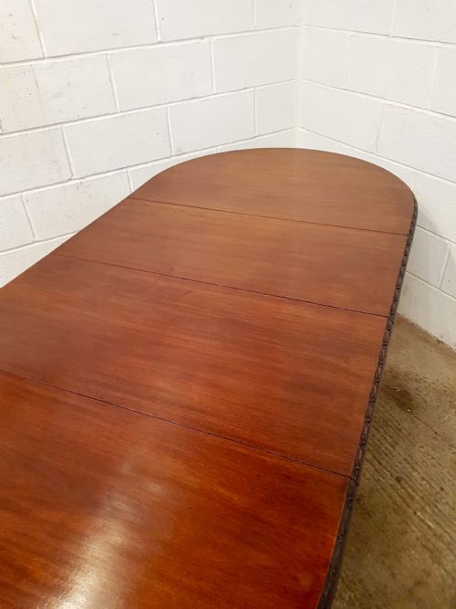 fig 2. ANTIQUE EDWARDIAN MAHOGANY EXTENDING DINING TABLE C1900