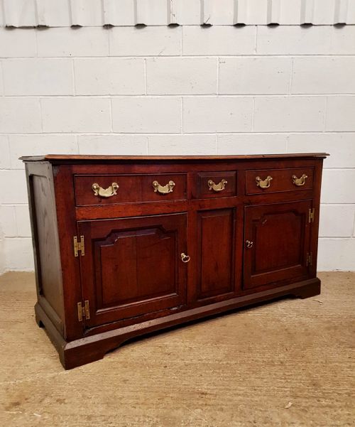 Antique 18th Century Country Oak Dresser Base C1780