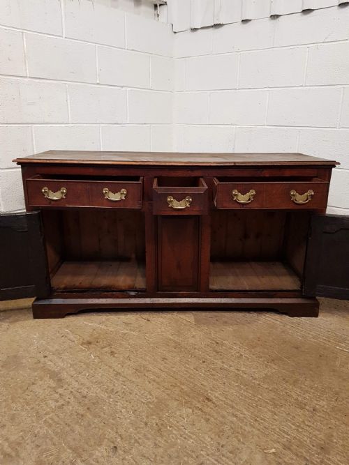 fig 1. ANTIQUE 18TH CENTURY COUNTRY OAK DRESSER BASE c1780