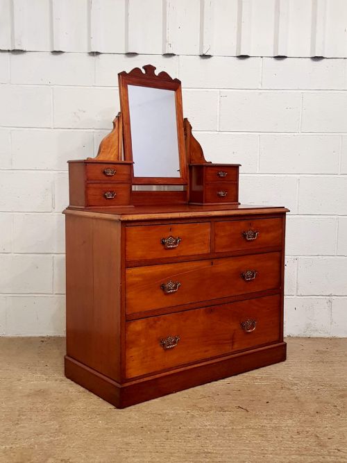 fig 2. ANTIQUE EDWARDIAN MAHOGANY DRESSING CHEST C1900