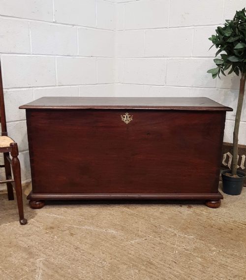 Antique Eighteenth Century Period Mahogany Box Coffer C1780