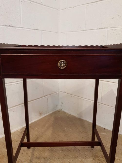 fig 1. ANTIQUE SMALL REGENCY MAHOGANY SIDE TABLE C1820