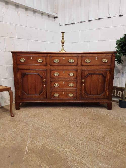 Antique 18th Century Period Oak Dresser Base C1780