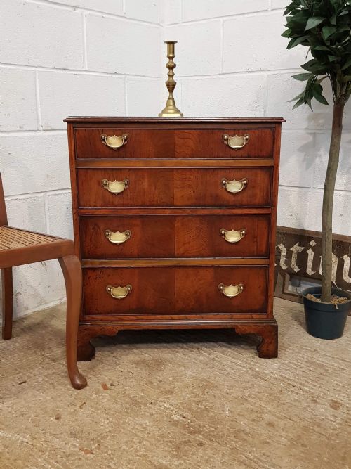 Antique 18th  Century Period Mahogany Dwarf Chest of Drawers C1780