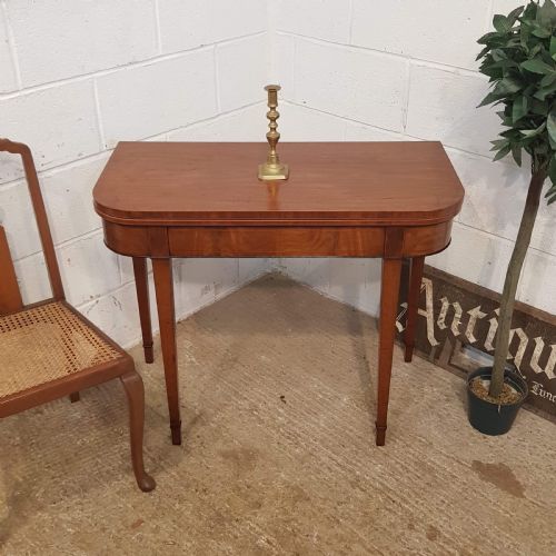 Antique Regency Mahogany Fold Over Games Table C1820
