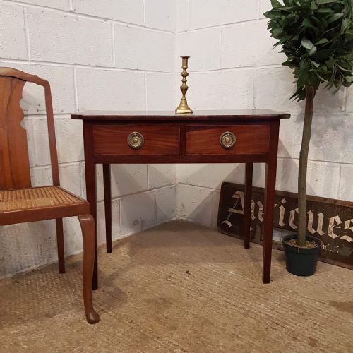 Antique Small Regency Mahogany Side Table C1820