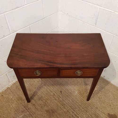fig 2. ANTIQUE SMALL REGENCY MAHOGANY SIDE TABLE C1820
