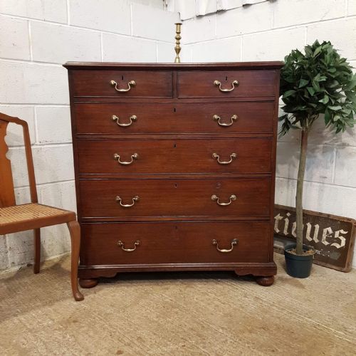 Antique 18th Century Period Oak Chest of Drawers C1780