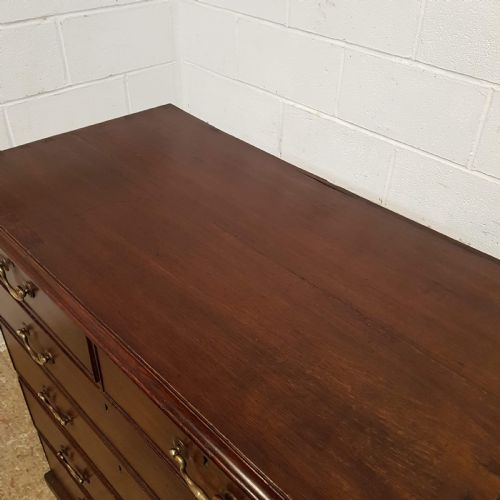 fig 2. ANTIQUE 18TH CENTURY PERIOD OAK CHEST OF DRAWERS C1780