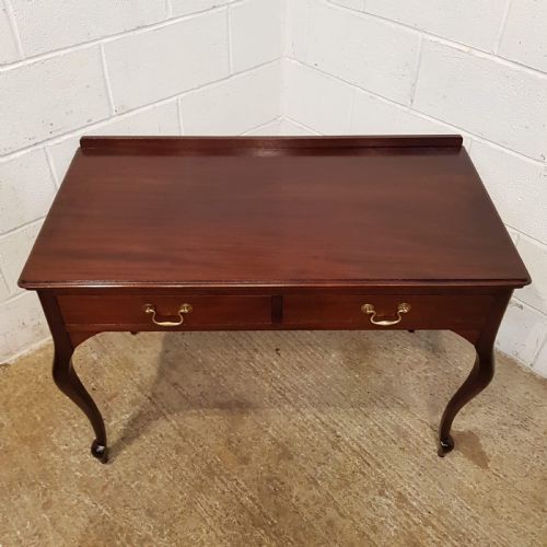fig 2. ANTIQUE PAIR OF EDWARDIAN MAHOGANY SIDE TABLES C1900