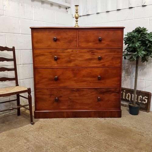Antique Victorian Mahogany Chest of Drawers C1880