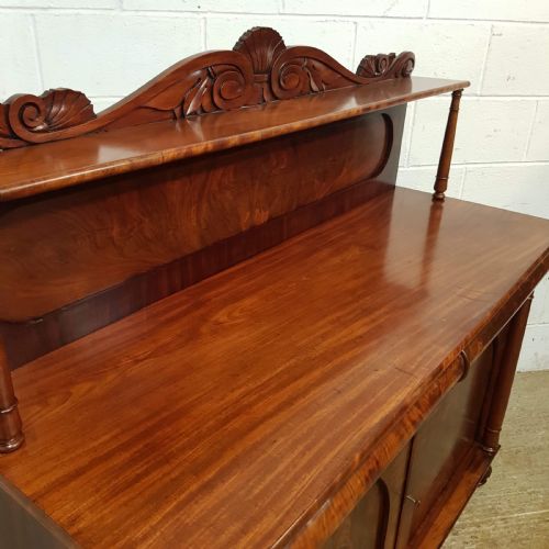 fig 2. ANTIQUE WILLIAM 1V MAHOGANY CHIFFONIER  C1830
