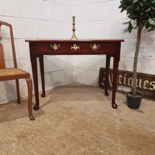 Antique 18th Century Period Mahogany Side Table C1780