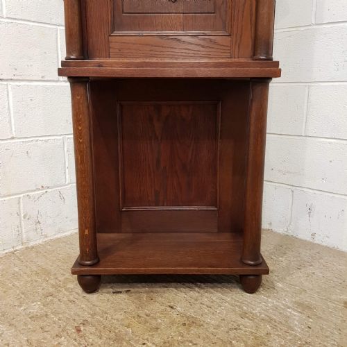 fig 1. ANTIQUE FLEMISH OAK CUPBOARD ON STAND C1900